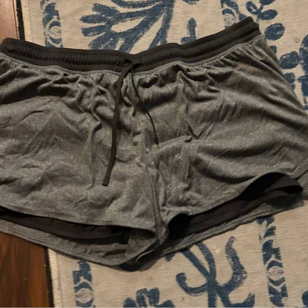 Champion Double Dry Grey Athletic Shorts  Men's 2XL stretch inner short  new